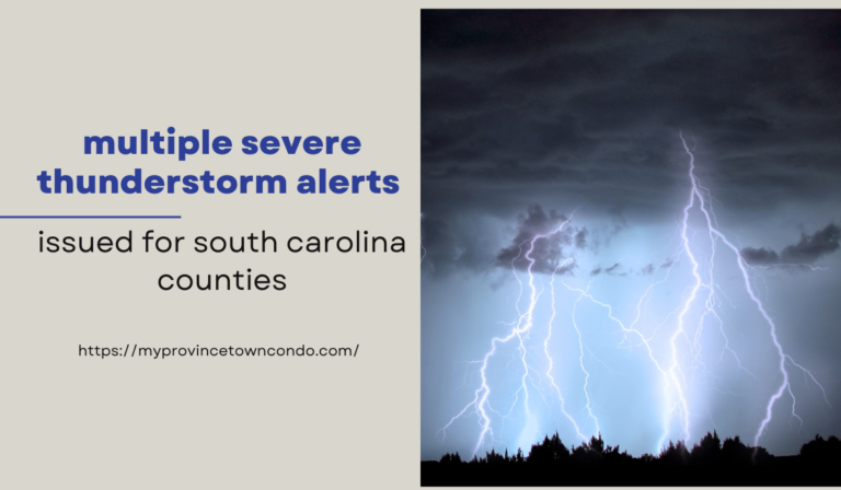 multiple severe thunderstorm alerts issued for south carolina counties