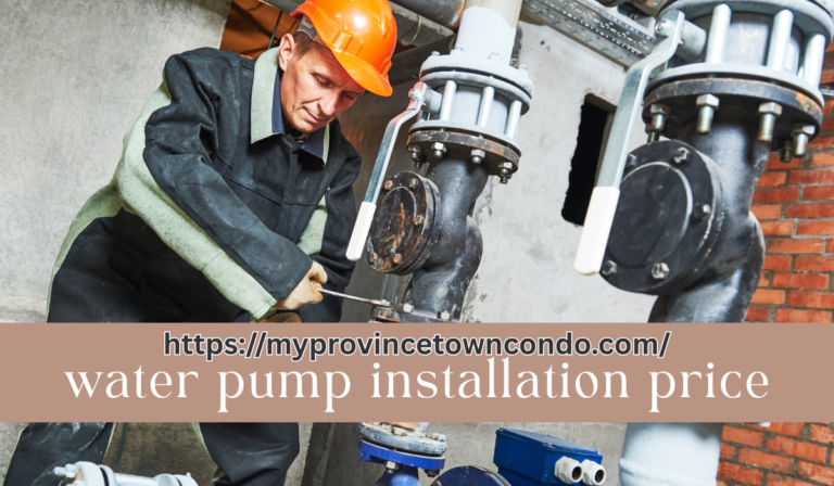 Water Pump Installation Price
