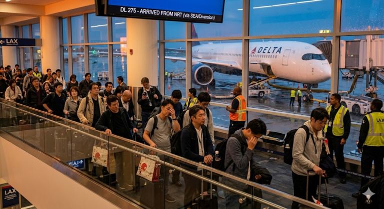 Delta Flight DL275 Diverted LAX