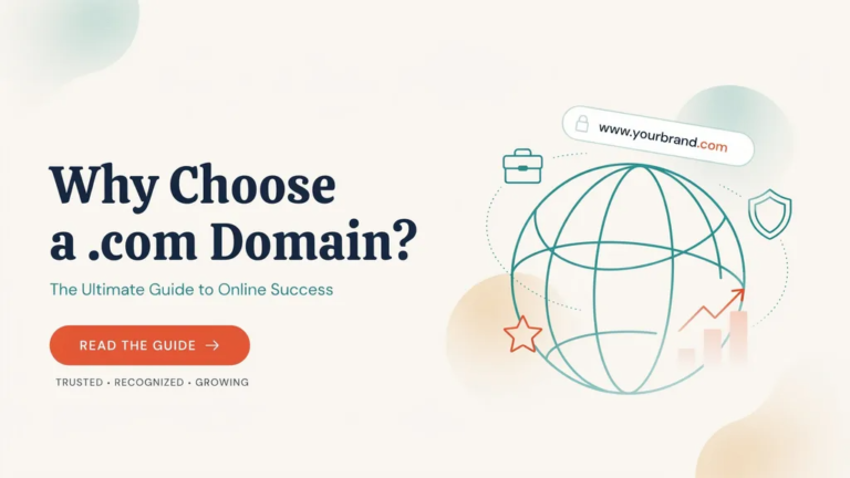 Why Choose a .com Domain? The Ultimate Guide to Online Success .com