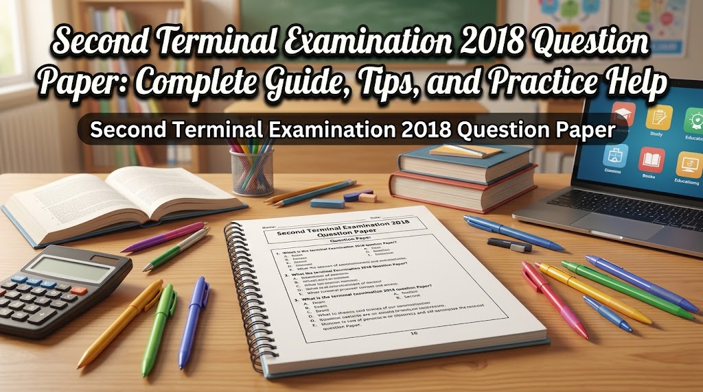 Second Terminal Examination 2018 Question Paper: Complete Guide, Tips, and Practice Help Second Terminal Examination 2018 Question Paper